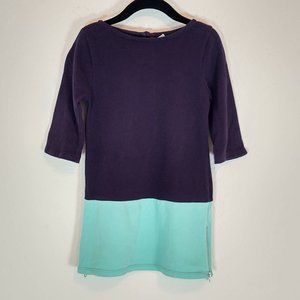 Crewcuts 4T 4 Dress Long Sleeve Navy Blue Shift